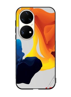 VR CREATIVE Protective Case Cover For Huawei P50 Pro Fluid Color Layers Design Multicolour  - Image 1