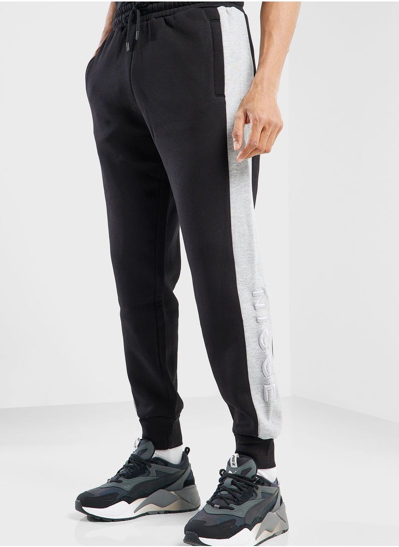 nicce london - Mercury Stripe Sweatpants - Image 1