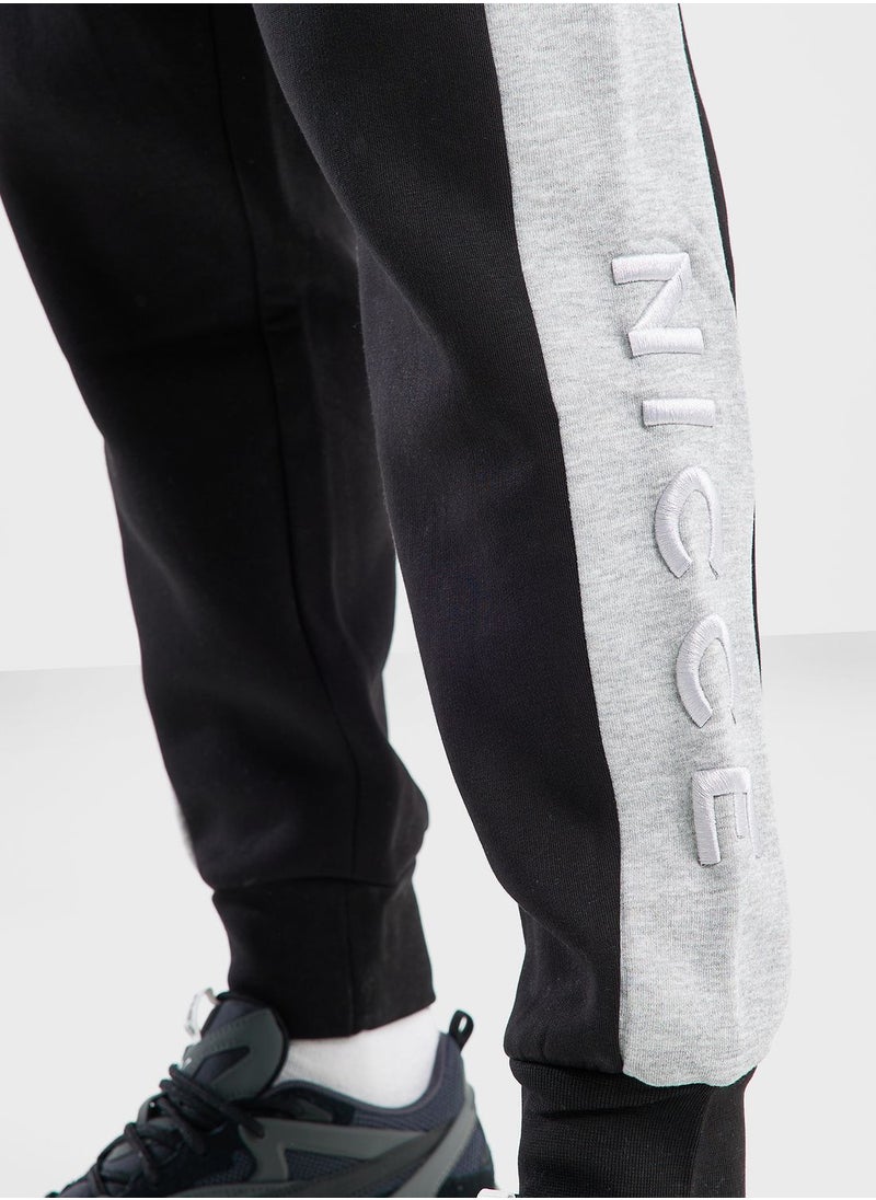 nicce london - Mercury Stripe Sweatpants - Image 1