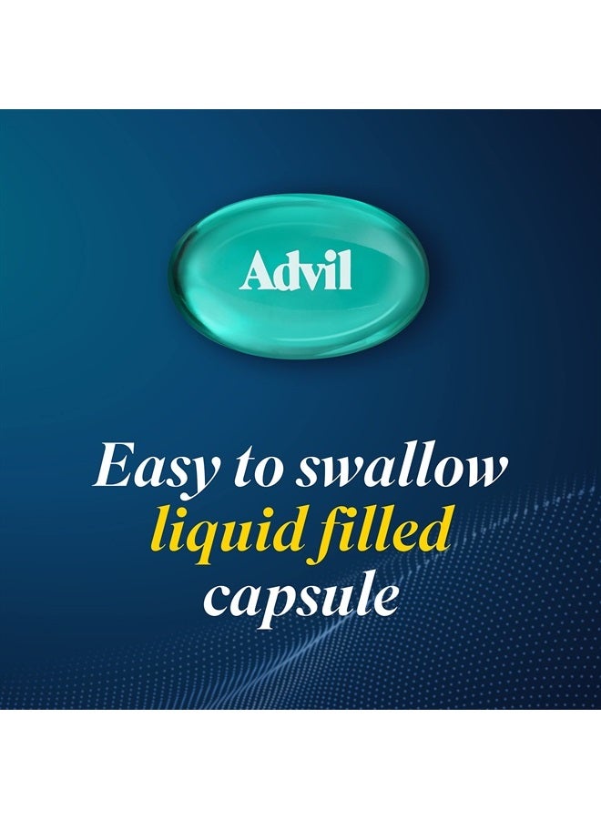 Advil Liqui-Gels Minis and Fever Reducer, Medicine for Adults with Lbuprofen 200mg for Pain Relief - 200 Liquid Filled Capsules - Image 3