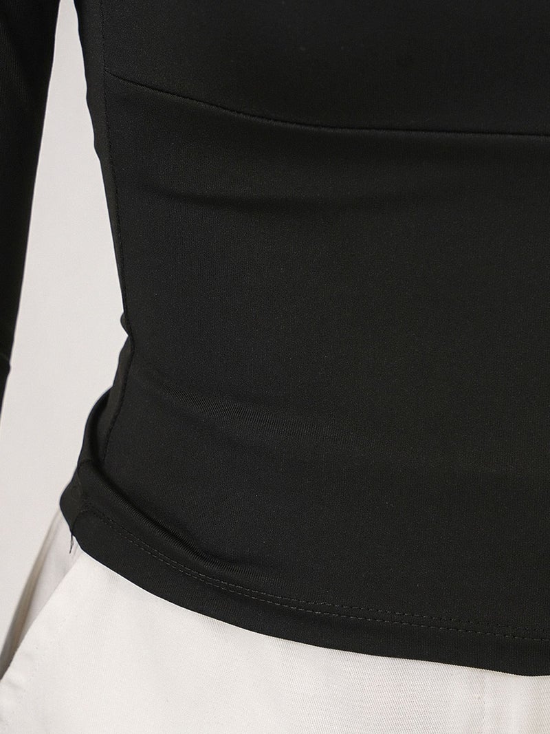 BIG DART BDART Long Sleeve Fitted Blouse with Heart Collar - Image 5