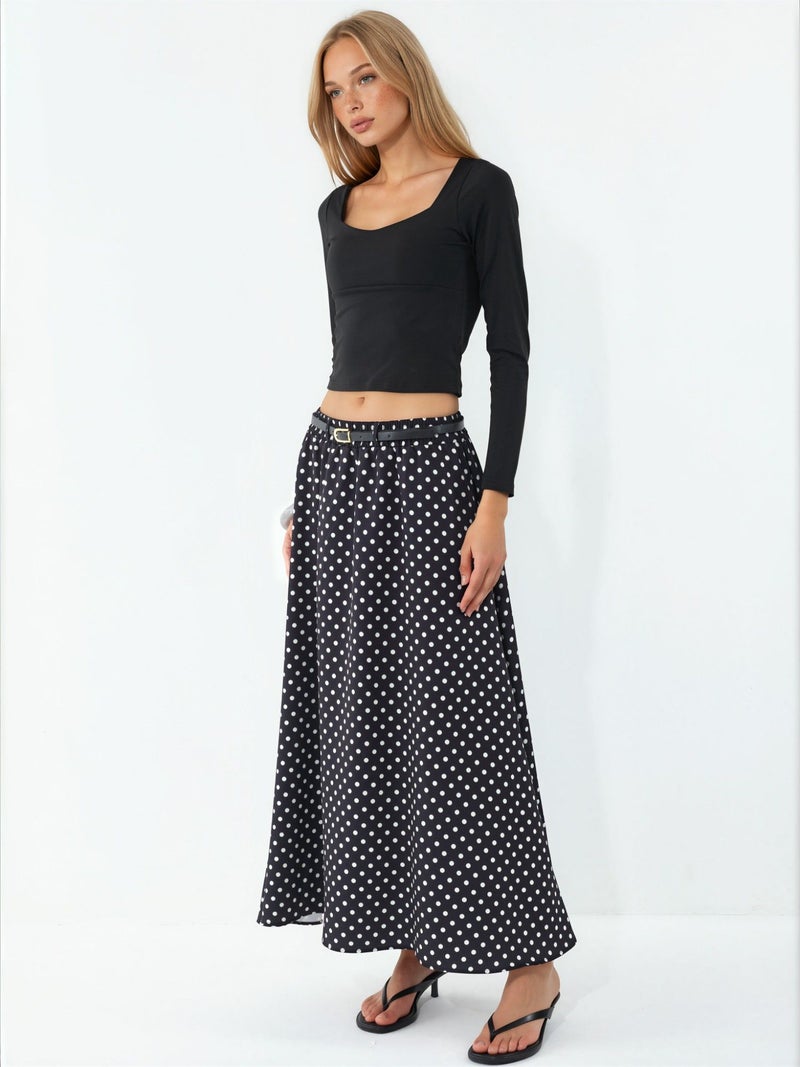 BIG DART BDART Long Sleeve Fitted Blouse with Heart Collar - Image 2