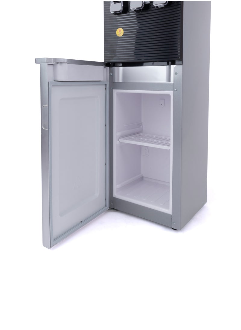 Platinum Platinum 85W Top Loading Water Dispenser with Safety Lock Silver and Black  - Image 3