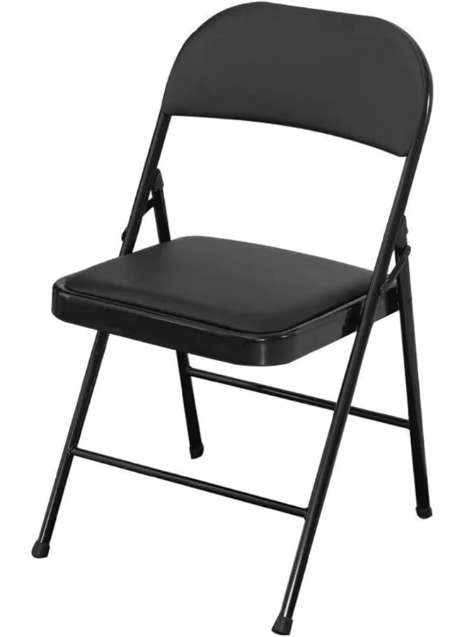 SKY-TOUCH Folding Chair With Padded Seats Multi Functional Portable Chair For Home Dining Office Outdoor Fishing, Black  - Image 1