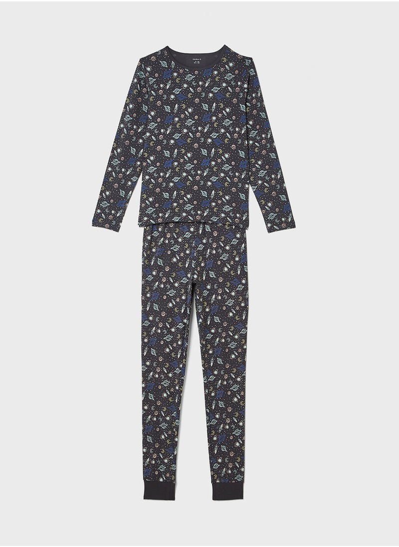 NAME IT Kids Graphic Printed Pyjama Sets  - Image 1