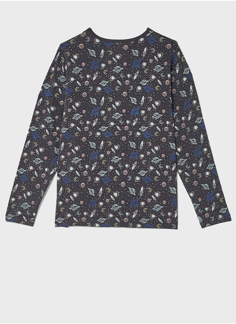 NAME IT Kids Graphic Printed Pyjama Sets  - Image 3