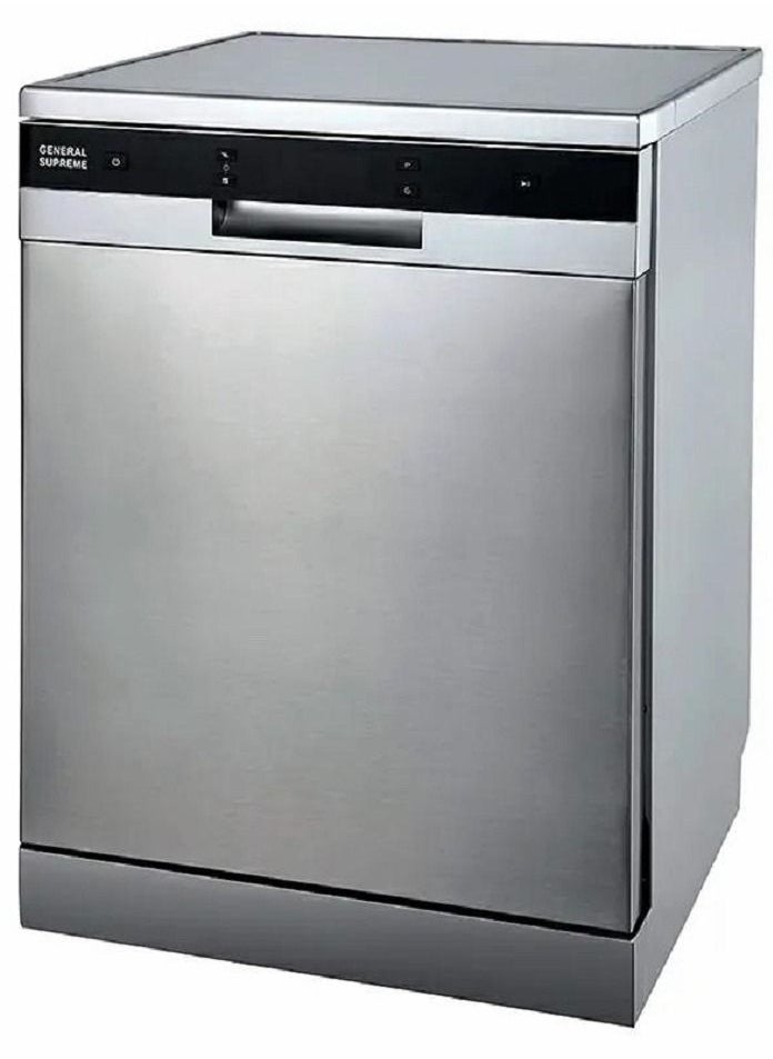 GENERAL SUPREME - Dishwasher, 15 Places,8Programs ,Steel - Image 1