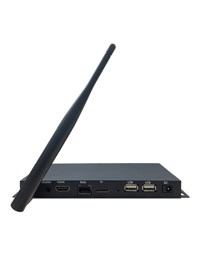 SOURCE Customized BOX Network Set-top BOX 2K Android TV BOX Cost-effective TV Set-top BOX-Color:Black - Image 2