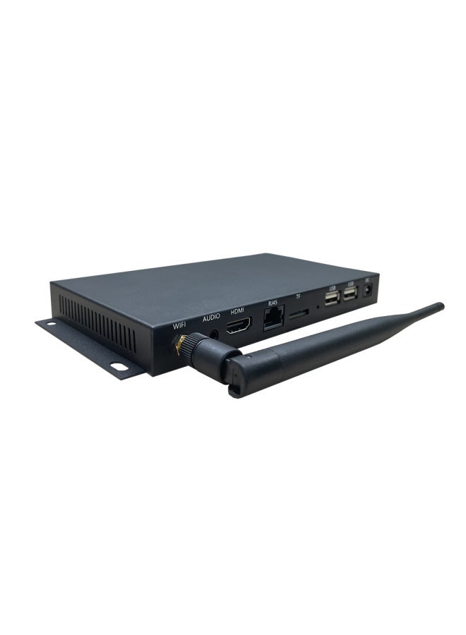 SOURCE Customized BOX Network Set-top BOX 2K Android TV BOX Cost-effective TV Set-top BOX-Color:Black - Image 3