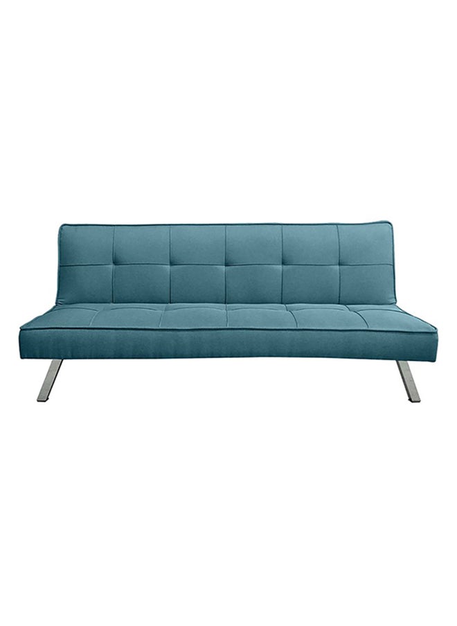 In-House - Sandi | 3-Seater Sofabed 2 In 1 Upholstered In Linen 30x177x107 cm - Turquoise - Image 1