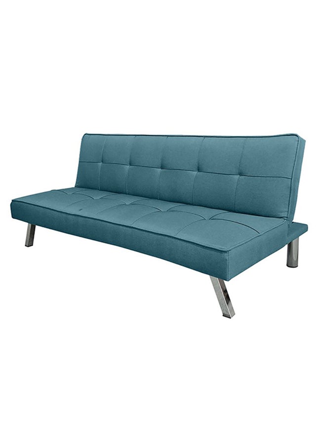In-House - Sandi | 3-Seater Sofabed 2 In 1 Upholstered In Linen 30x177x107 cm - Turquoise - Image 1