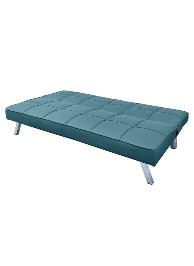 In-House - Sandi | 3-Seater Sofabed 2 In 1 Upholstered In Linen 30x177x107 cm - Turquoise - Image 1