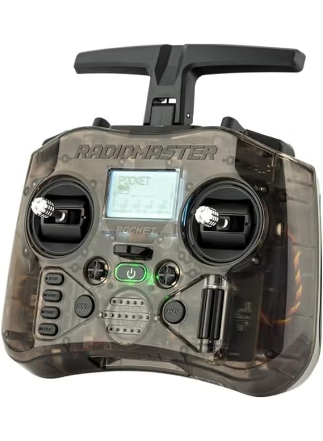 RadioMaster Pocket ELRS RC Controller Hall Gimbal EdgeTX LED Portable FPV Drone Remote Charcoal Mode 2 - Image 3