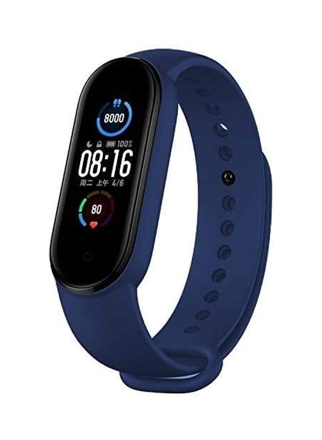 نيبمينينت سوار بديل لساعة شاومي مي باند 4 و5 3.94 x 2.76 0.39بوصة أزرق داكن - Image 2