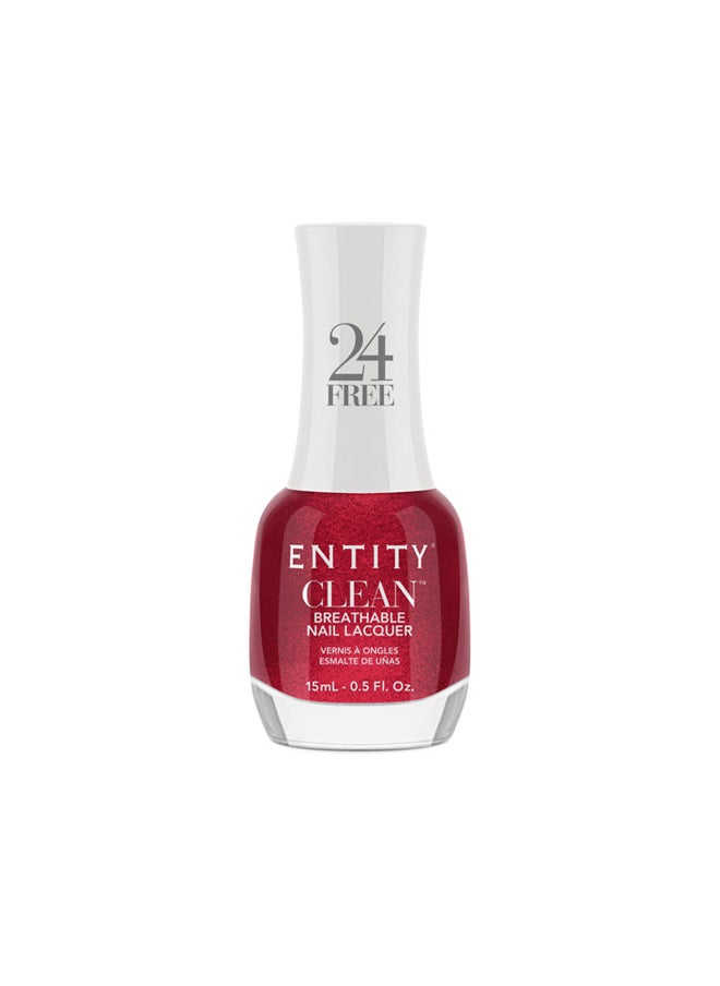 Entity - Clean Breathable Nail Lacquer - Ruby Revelation 15ml - Image 1