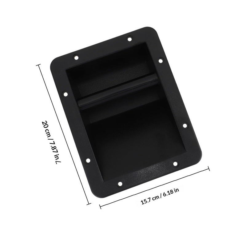 2Pcs Black Recessed Speaker Handles Side Pull Audio Cabinet Handles for Stage Professional Use - Image 3