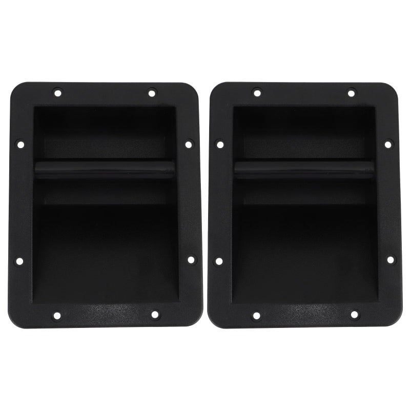 2Pcs Black Recessed Speaker Handles Side Pull Audio Cabinet Handles for Stage Professional Use - Image 2