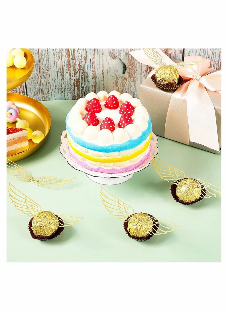 SYOSI 50 قطعة زينة شوكولاتة حفلة الساحر لوازم مجوفة زينة كعكة سكر صناديق صابون يدوية تزيين تعبئة للهدايا لعيد ميلاد موضوعي حفل استقبال المولود الزواج - Image 2