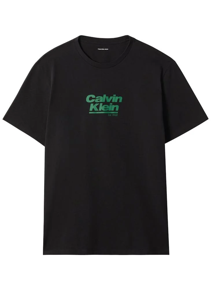 Calvin Klein Jeans  Logo Graphic Crew Neck T-Shirt for Men | Best Price UAE