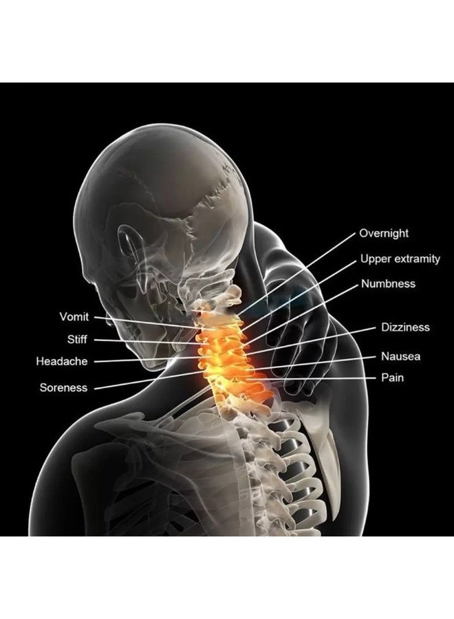 Cervical Neck Traction Device Headache Shoulder Pain Relax Brace Support Pillow - Image 3