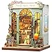 CUTEBEE Book Nook Kit DIY Miniature House Dollhouse Kit for Adults and Teens Booknook Tiny House Bookshelf Decor 3D Wooden Puzzle Gifts for Family Friends Champslyses Florist - Image 3