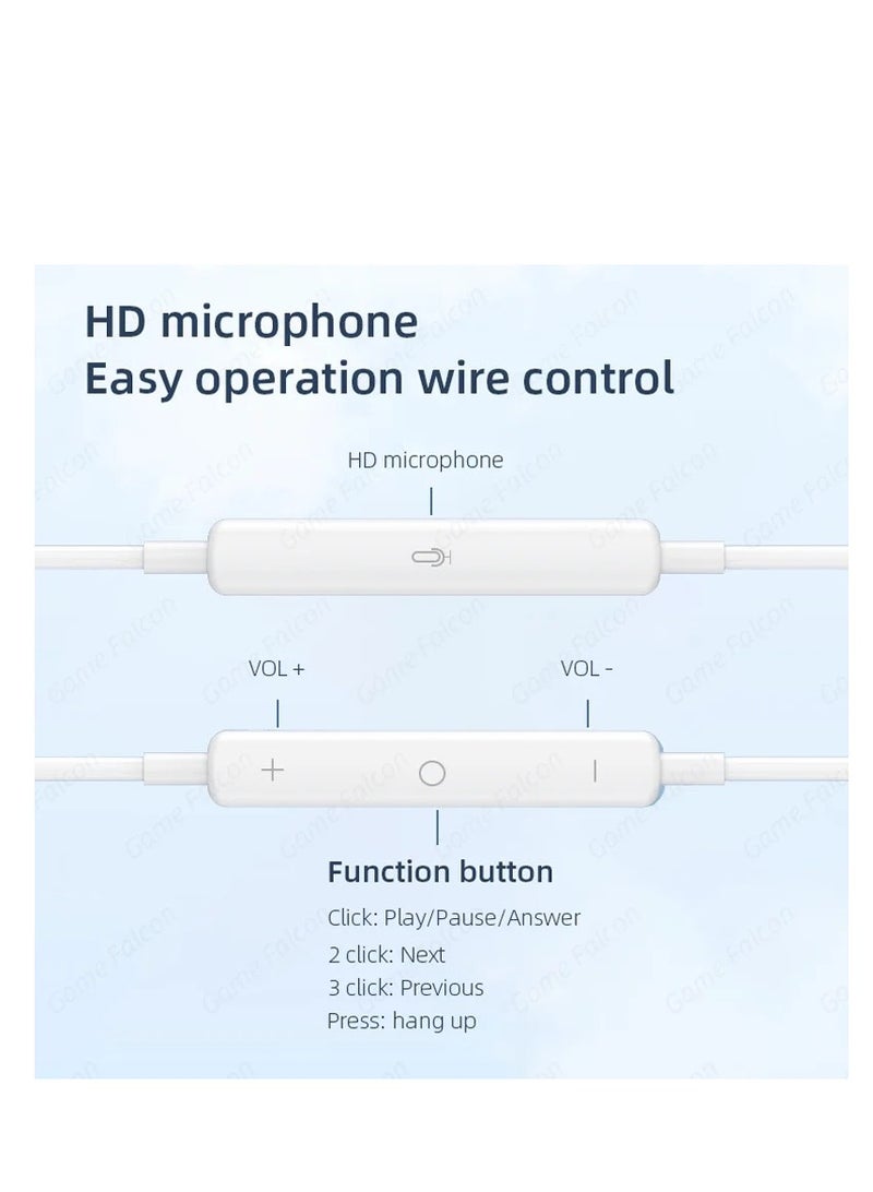 بريمو بلس سماعة راس داخل الاذن من النوع سي صوت عالي الجودة متوافقة هواتف سامسونج و أوبو و شاومي و هواوي وايفون 15 بروماكس - Image 2