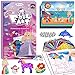 Baobrava Foil Art Fun Kit for Kids Craft Kits Supplies No Mess Princess DIY Creative Activity Travel Toys Party Favors Easter Gifts for Girls Ages 4 5 6 7 8 9 - Image 3
