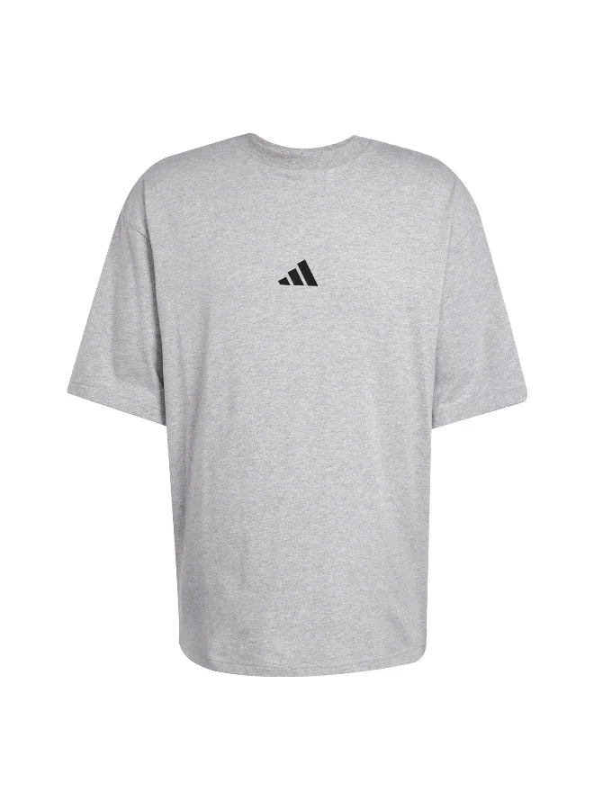 adidas M Fi Sl T Grey Training T-Shirts For Men XS