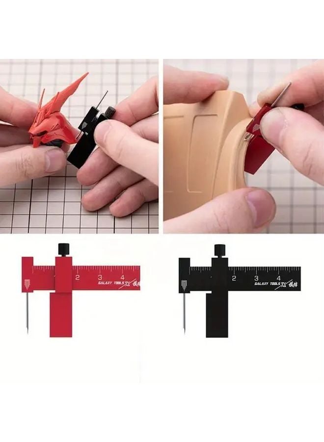 Black Equidistant Parallel Scriber for Model Hobby Resin GK Machinists Technicians Craftsmen - Image 5