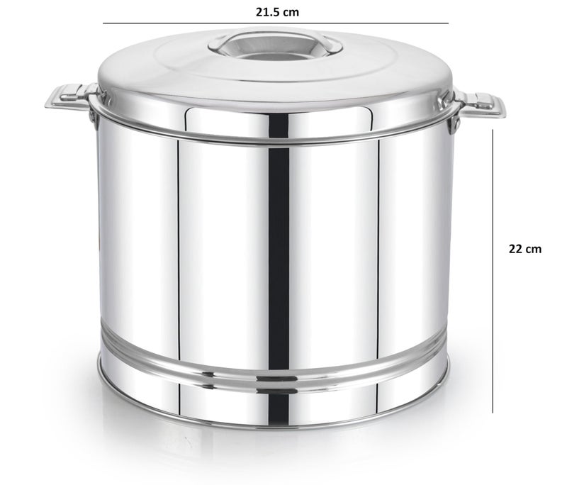 Expresso Stainless Steel Insulated Regular 2 in 1 Hot Pot, Casserole (2.5 LTR) - Image 4