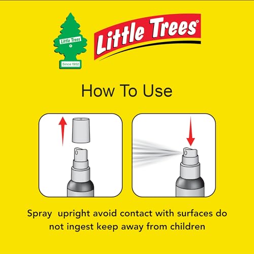Little Trees Black Ice Spray Air Freshener 103ml | Bold Citrus & Woody Cologne Fragrance | Instant Freshness | For Car, Home & Office | Imported from USA - Image 5