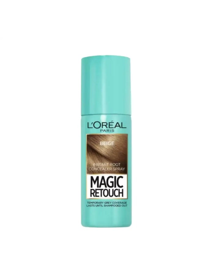 loreal paris بخاخ تصحيح الجذور الفوري من لوريال باريس - لون بيج - 75 مل - Image 1