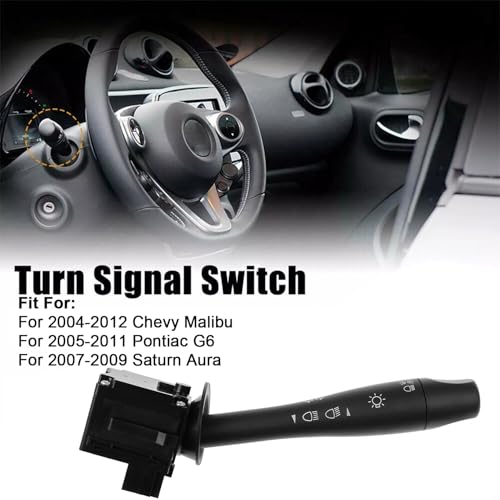 YAOPEI Turn Signal Switch For Pontiac G6 2005-2011, Saturn Aura 2007-2009, Chevy Malibu 2004 2005 2006 2007 2008 2009 2010 2011 2012 Headlamp Dimmer Switch Blinker Lever Replace 20940369 D6253E SW8004 D6212E - Image 3