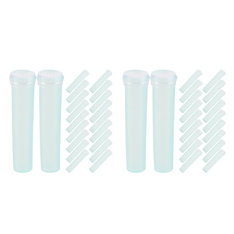 40 PCS Floral Water Tubes Flowers Storage Small Test Flower Shop Supplies Flower Holder 7.2x1.8cm (Sky ) - Image 5