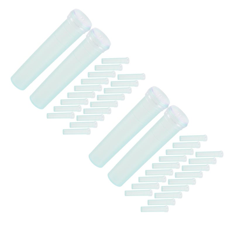 40 PCS Floral Water Tubes Flowers Storage Small Test Flower Shop Supplies Flower Holder 7.2x1.8cm (Sky ) - Image 1