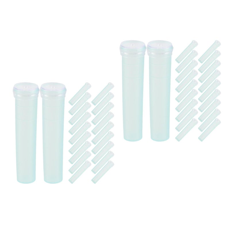 40 PCS Floral Water Tubes Flowers Storage Small Test Flower Shop Supplies Flower Holder 7.2x1.8cm (Sky ) - Image 3