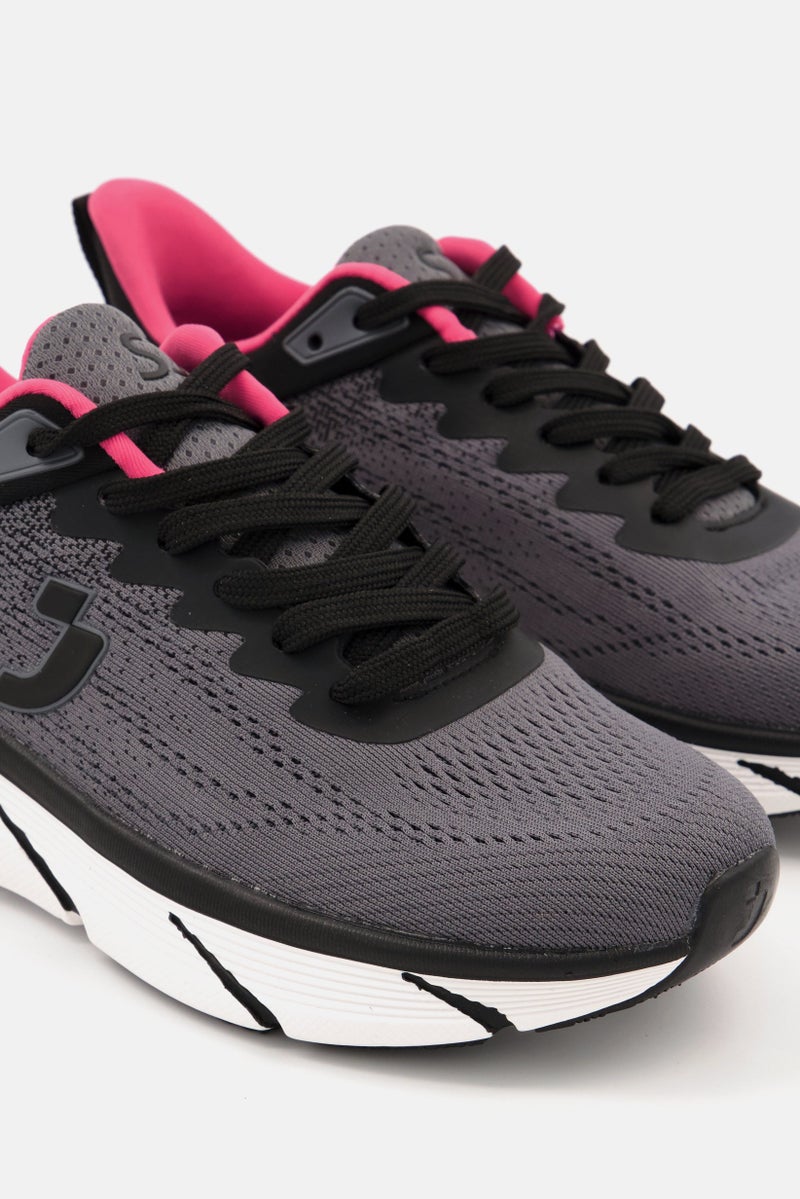 SAFETY JOGGER Women Lace Up Training Shoes, Grey  - Image 4