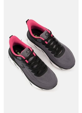 SAFETY JOGGER Women Lace Up Training Shoes, Grey  - Image 3