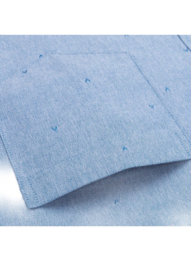 FIRS Long-Sleeve Shirt For Men, Autumn Business Casual Dress Shirt For Young And Middle-Aged, 7188-3 Green (Long-Sleeve Style), Size 42 - Image 1