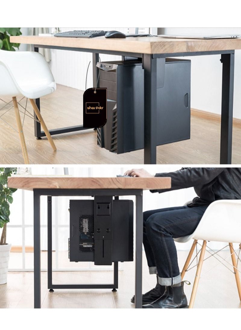 FlashHawk - Adjustable Computer Tower Stand PC Case Holder under Desk - Image 1