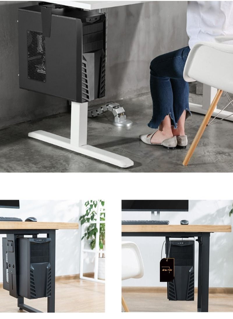 FlashHawk - Adjustable Computer Tower Stand PC Case Holder under Desk - Image 1