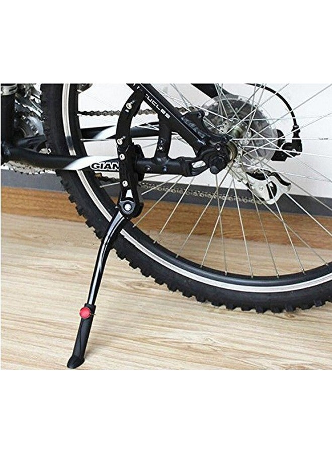 FASTPED® Universal 24'-29'' Adjustable Aluminum MTB Road Bicycle Kickstand (Black) Aluminum-Alloy Side Kickstand,Adjustable Support,Kick Stand for Road Bike Mountain Bicycle (Black) (Long Head) - Image 3