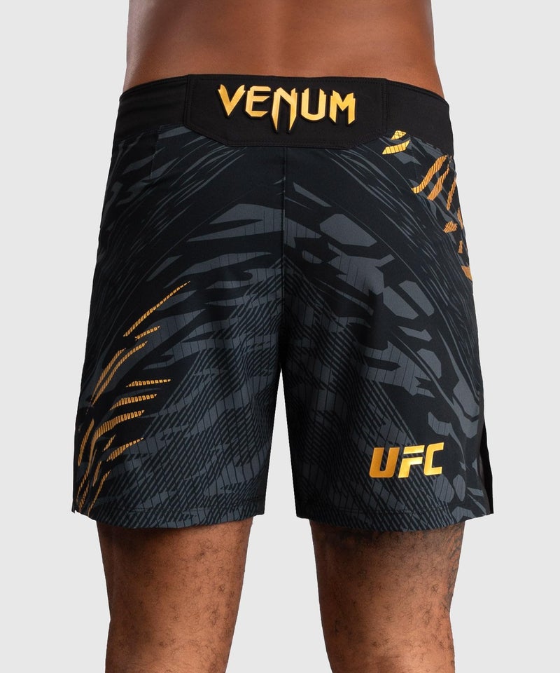 Venum Men's Standard Authentic UFC Fusion Night Fight Short Fit, Black/Gold - Image 5