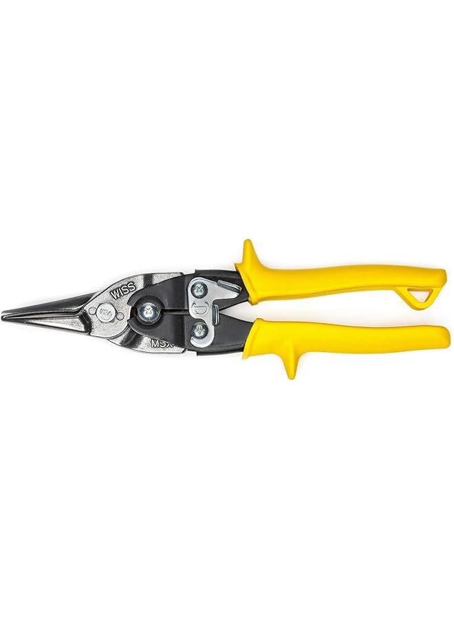 Crescent 9 3 4 Inch Metalmaster Compound Action Snips Straight Left And Right Cut M3R - Image 1
