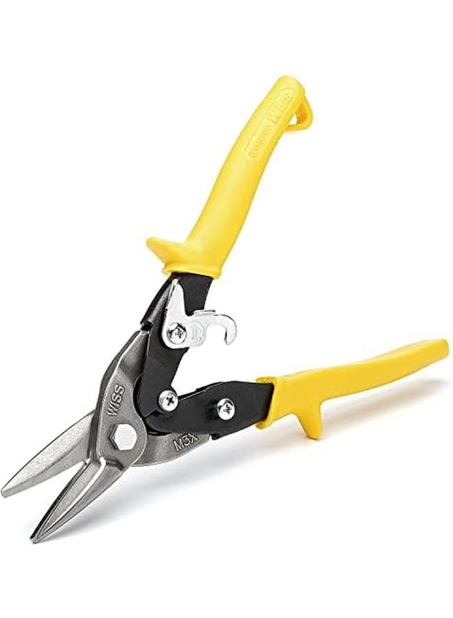 Crescent 9 3 4 Inch Metalmaster Compound Action Snips Straight Left And Right Cut M3R - Image 4