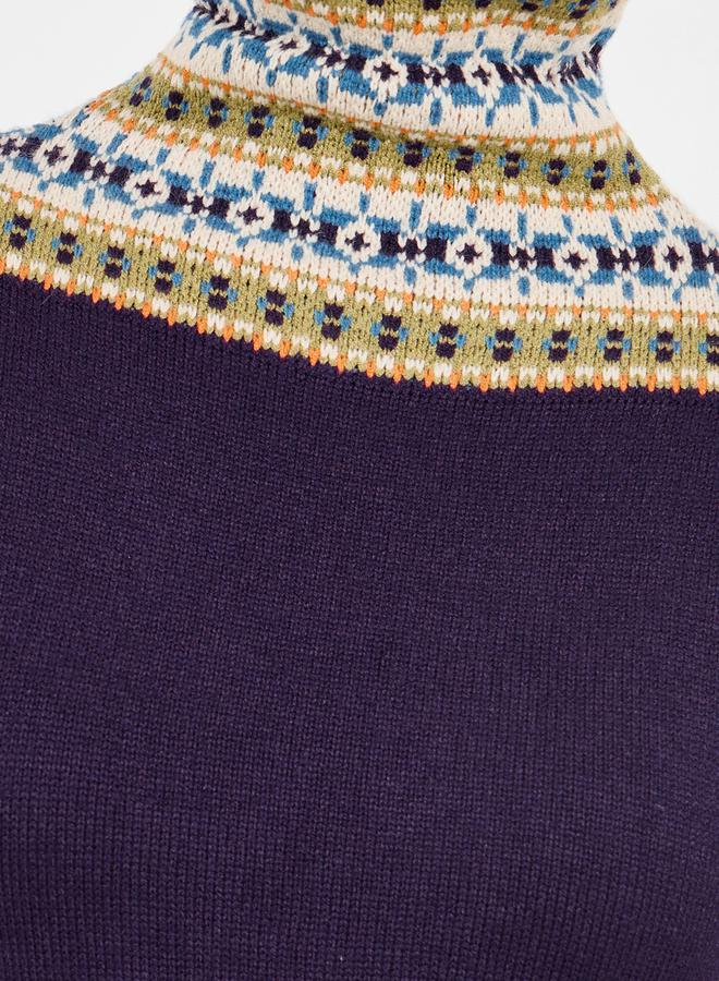 Styli Fair Isle Midi Dress  - Image 3