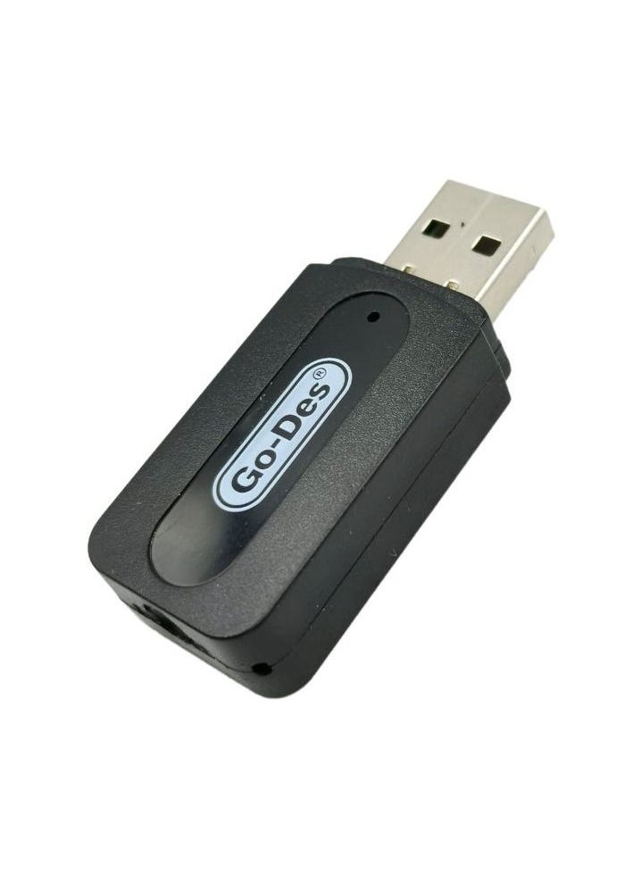 GO-DES Go Des GDBT103 Bluetooth Music Receiver Audio Out Via USB Aux Plug Play Handsfree Call  - Image 4