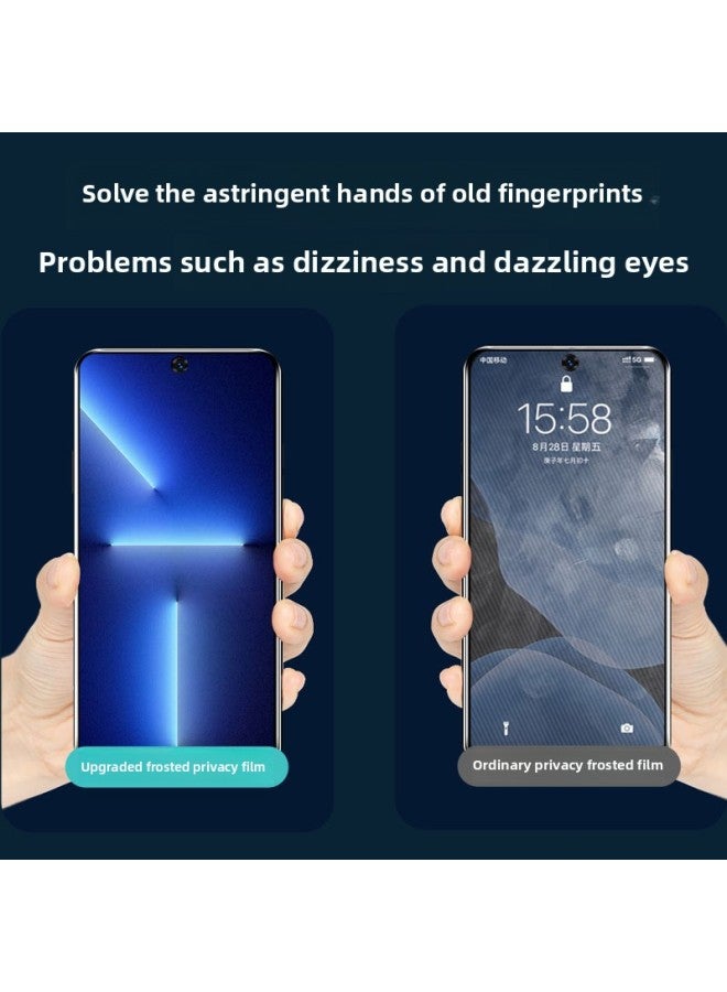 For Iqooneo9spro Matte Tempered Film Vivo Love Cool Z9x Anti Peeping Protection Z8x Full Screen Hd Z-Colour:【full Screen Privacy Film 2 Pack】 Non-frosted ★ Send Film Tool Kit-Size:iQOO Z1x - Image 4
