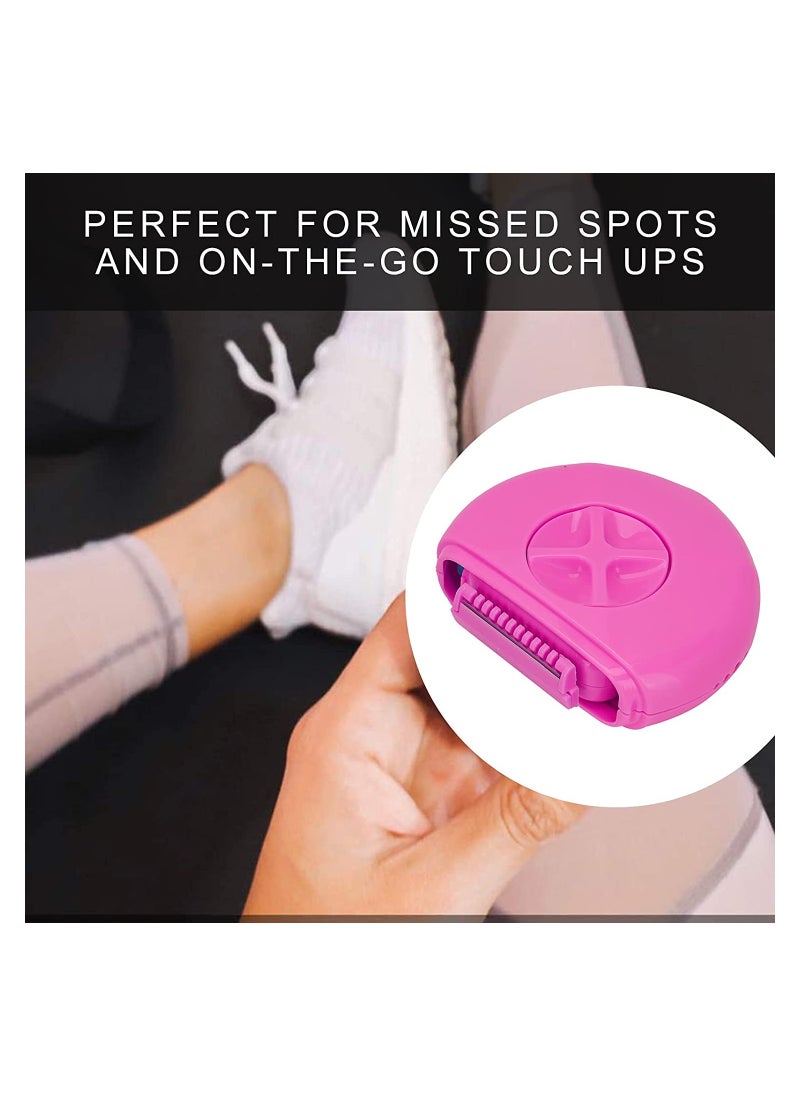 Generic - 3 in 1 Hair Removal Device, Portable Manual Shaver, Hair Removal Tool for Women (Pink) - Image 1