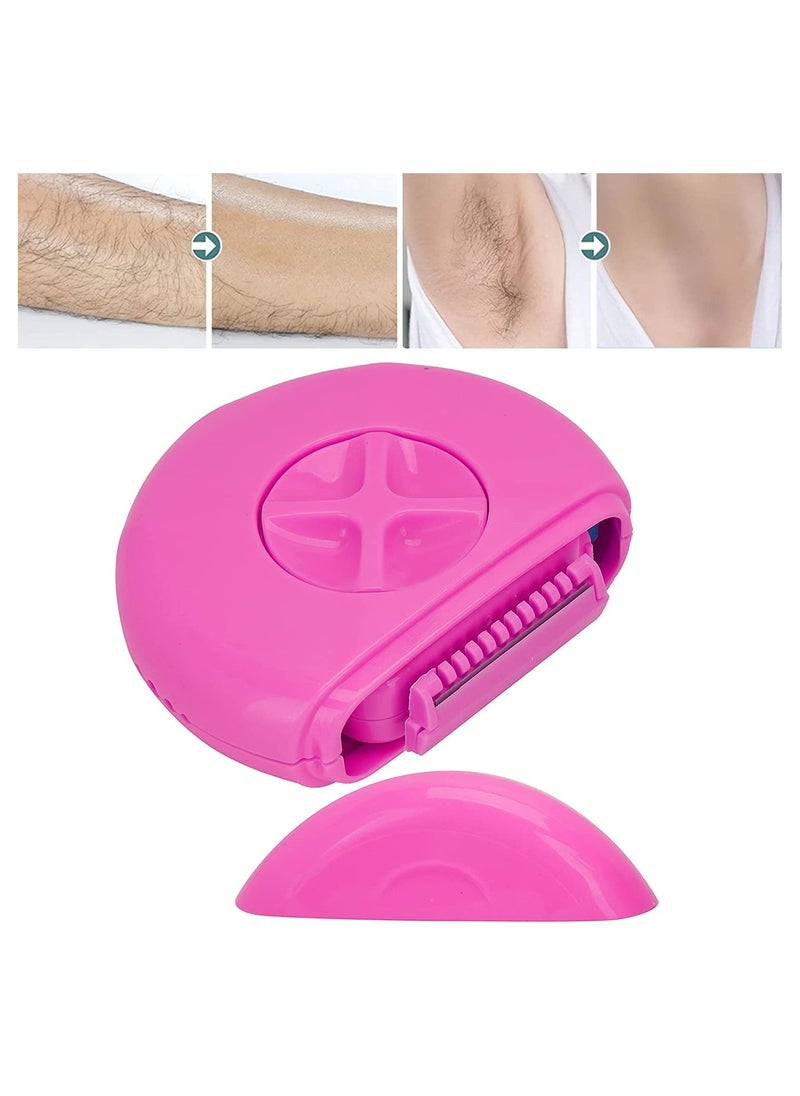 Generic - 3 in 1 Hair Removal Device, Portable Manual Shaver, Hair Removal Tool for Women (Pink) - Image 1